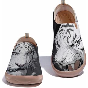 Onehorse Footwear for Womens Comfortable Loafers Painted Travel Shoes Casual Breathable Slip-Ons