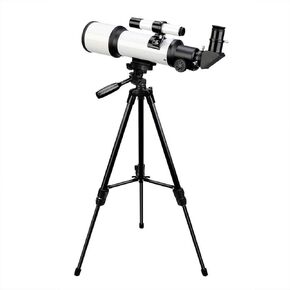Portable 70mm Refractor Telescope with Tripod, 39" Aluminum Stand, 5x20 Finder, Ideal for Stargazing & Moon Observation
