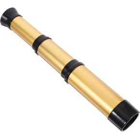 YARNOW Golden Single Tube Retractable Telescope for Science Experiment to Spark Interest Learning and Safe Design Present for Young Explorers
