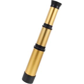 Sosoport Single Tube Retractable Telescope for Fashion Science Experiment Tool for Outdoor Exploration and Bird Watching Golden