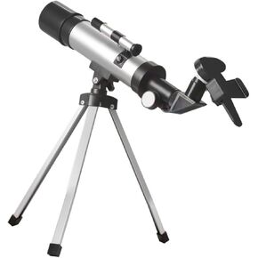 1Set Refracting Telescope with Eyepiece Tripod Smartphone Adapter for Beginners for Stargazing Moon Observation and Wildlife Viewing