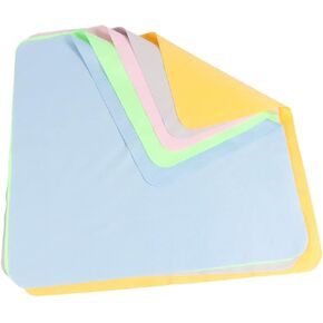 MERRYHAPY 5pcs Microfiber Cleaning Cloth for Screen Random Color Soft and Absorbent for Phones Laptops Glasses Cameras and Jewelry