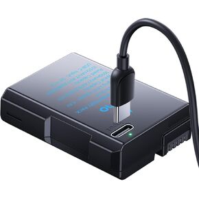 llano USB-C EN-EL14 EN-EL14a Battery for Nikon D5600 D3500 D5300 D3400 D3200 D3100 D5500 D3300 D5200 D5100 Cameras, 950mAh Huge Capacity, Fully decoded, 1.45H Full Charged (2 Pack)