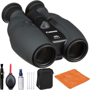 Binocular Bundle for Canon 10x32 is Lens Shift Image Stabilization Binoculars Bundle + Accessories