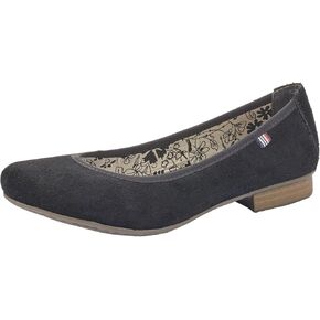 Rieker Women's Ballet Flats, Black Schwarz, 9.5