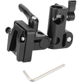 Aluminum V Mount C Stand Adapter Easy Attachment And Detachment For Secure Attachment On Stands