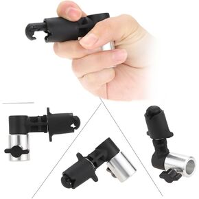 Housoutil 3Pcs Reflector Holder Stand Clips for Photography Light Stand Reflector Disc Holder Bracket with Easy to Assemble Background Fixture