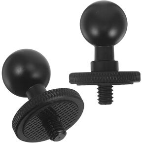 Milisten 2Pcs Tripod Ball Heads Camera Mount Adapter Lightweight Compact Camera Accessory Converter for DSLR Phone Photography Easy to Use Portable for Go