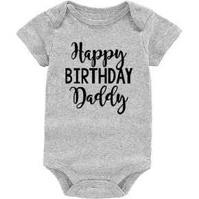 I Love My Daddy Baby Bodysuit Pregnancy Announcement Short Sleeve Newborn Outfits Infant Romper