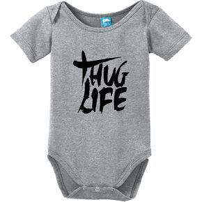 Sod Uniforms Thug Life Printed Infant Bodysuit Baby Romper