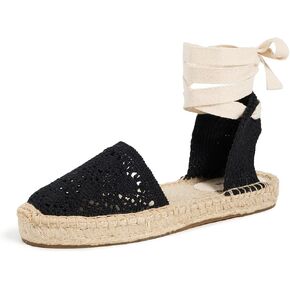 Soludos Women's The Lauren Lace Up Crochet Espadrilles