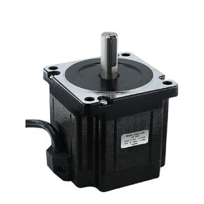 NEMA34 86HS82 4.5NM 640OZIN 4.5A DC 2PHASE Stepper Motor مع عمود مفتاح واحد مزدوج 14 مم لجهاز التوجيه الطحن المنفرد (رمح مزدوج)