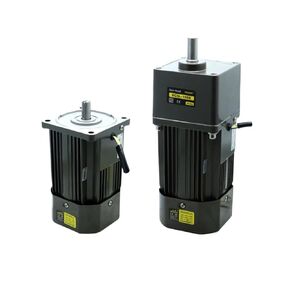 250W AC 110V 220V 50 60Hz محرك العتاد التعريفي مع سرعة 1400 دورة في الدقيقة إلى 5RPM محرك شفة 104 مم لآلة التغليف (110 فولت ، 155 دورة في الدقيقة)