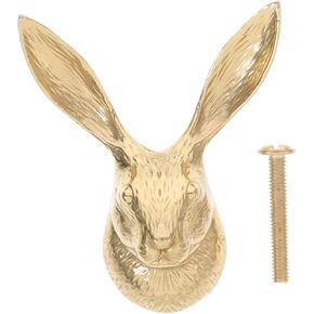 ARTIBETTER Bunny Shaped Drawer Handle Multi-use Furniture Knob for Cabinets and Dressers Easy Installation Decorative Animal Knob for Wardrobes and Reusable Design for Home Furnishings
