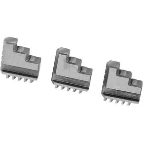 Durable Inside Jaw Chuck, 3pcs Self Centering Lathe Chuck Jaws for Metal Processing Tools, Suitable for K11-80