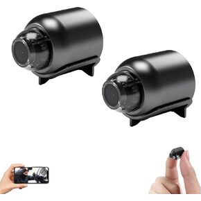 Niowatchted Mini Wireless WiFi Camera 1080p, Mini 4g Wireless WiFi Camera 1080p HD, Compact Spy Cameras for Home, Baby, Pet & Car Monitoring (3pcs)