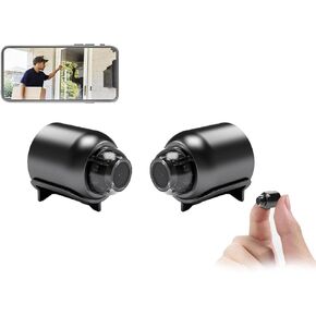 Niowatchted Camera, Mini Wireless WiFi Camera 1080p, HD Night Vision Included, WiFi Remote Monitoring, Easy Installation, Night Vision Cam for Home (1080p, 1PCS)