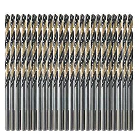 24pcs ، 1/8 "بتات الحفر السوداء والذهبية