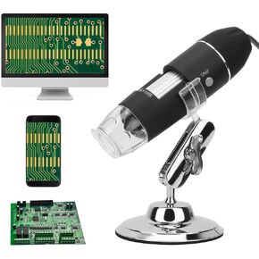 1600x مجهر رقمي USB للملحقات الإلكترونية التفتيش عملة معدنية 8 جديدة