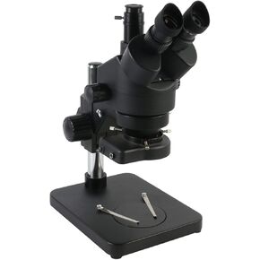 Industrial Microscope Trinocular Stereo Magnification Continuous Zoom 7X - 45X for Lab Phone PCB Repair Soldering for Research Jewelry School (Color : C) (D)