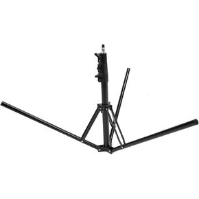 AQXREIGHT Sturdy 1.9m مصباح الألومنيوم حامل للتصوير الفوتوغرافي مع تعديل الارتفاع السهل وتخزين مضغوط