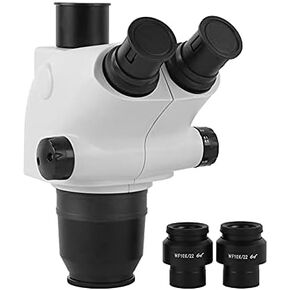 Microscope Stereo Microscope Zoom Trinocular Microscope Head 6.5X-65X 3.25X-32.5X 13X-130X + 0.5X 2.0X Auxiliary Lens + WF10X/22mm Eyepiece (Color : 6.5X 65X)