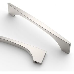 Asidrama 10 Pack 5 Inch(128mm) Brushed Satin Nickel Kitchen Cabinet Handles, Cabinet Pulls Kitchen Cabinet Hardware for Cupboard Drawer Pulls