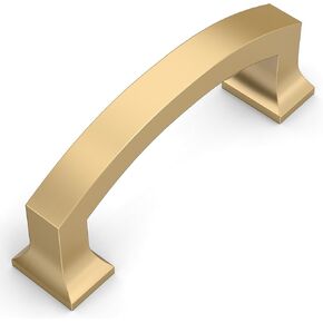 Amerdeco 10 Pack Pack Champagne Bronze Cabinet يسحب 3 بوصة ثقب مركز الوزراء الأجهزة المطبخ الشمبانيا خزانة الذهب