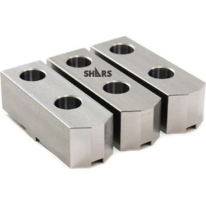 Shars 6 "× 1.259" اللسان والأخدود الناعم الفك الفك المدببة تشاك الفك 202-6255 P)