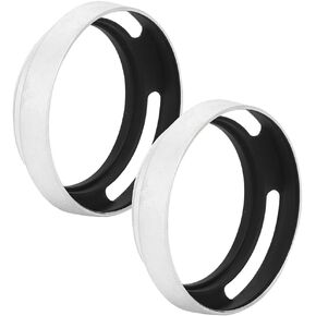 Metal Lens Hood Camera Lens Hood 58mm Lens Hood Lens Hood for 2pcs Aluminium Alloy Hollow Out Lens Hood 58 Mm for Camera Silver