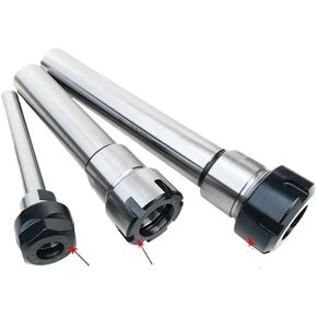 1pc Extension Rod C8 C10 C12 C16 C20 C25 C32 C40 ER8 ER11 ER16 ER20 ER25 ER32 ER Collet Chuck CNC Milling Lengthen Turning Tool(C10-ER8-150L)