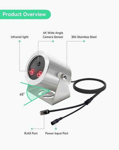 LINOVISION 4K Explosion Proof PoE Camera with Extra 330ft PoE Transmission in Saudi Arabia