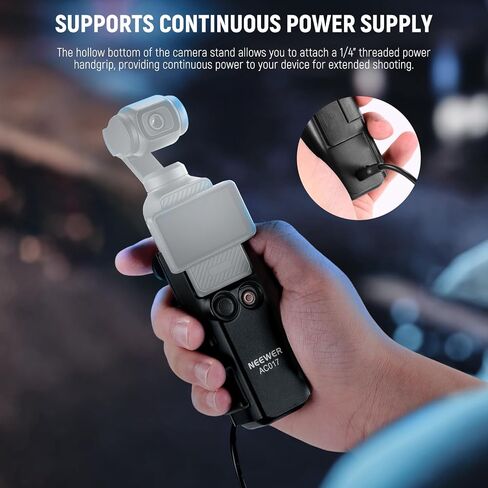NEEWER GP-61 Magnetic Neck Holder & AC017 Plastic Extension Mount Adapter Compatible with DJI Osmo Pocket 3 Creator Combo Accessories, Adjustable Gimbal Camera Neck Mount for POV Vlog Video Recording in Saudi Arabia
