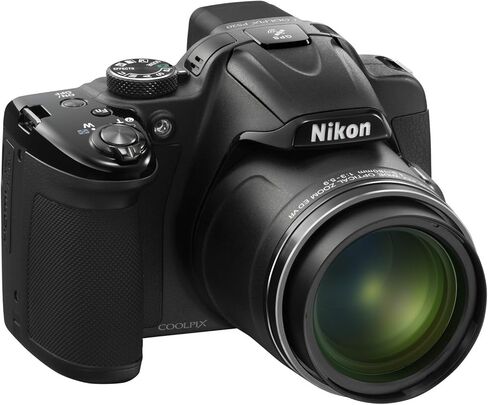 Nikon Coolpix P520 18.1 MP CMOS Digital Camera with 42x Zoom Lens and Full HD 1080p Video (Red) (Old Model) in Kuwait
