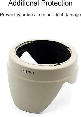 EW-83G Lens Hood for Canon EF 28-300mm f/3.5-5.6 L is USM Lens EW-83G Lens Shade (White) in Saudi Arabia
