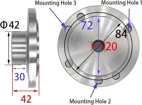 Chuck Flange K11-100 K12-100 K72-100 Chuck Flange(100-hole15) in Kuwait