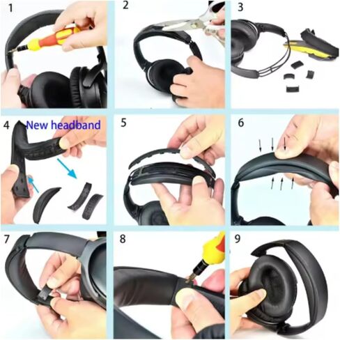 وسادة عقال جلدية ناعمة للبروتينات المتوافقة مع QC35 QC35 II in Saudi Arabia