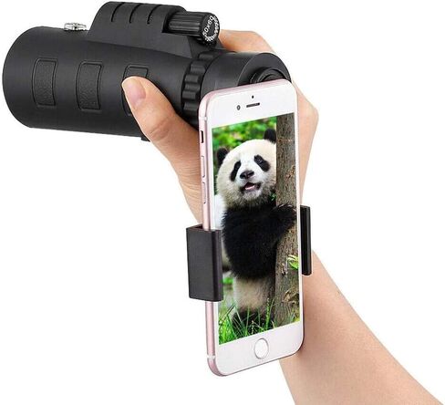 Monoculars Telescope High Power 40x60 Monocular Telescope for Adults Kids, BAK4 Prism+ Monocular Telescope with Phone Adapter & Tripod, Monocular for Wildlife Binoculars in Saudi Arabia