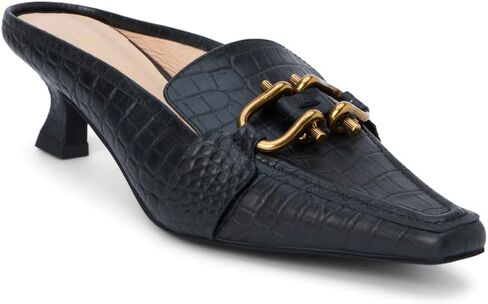 Matisse Womens Lee Croc مدببة إصبع القدم مضخات هريرة لباس غير رسمي منخفض كعب منخفض 1-2 " - أسود in Kuwait