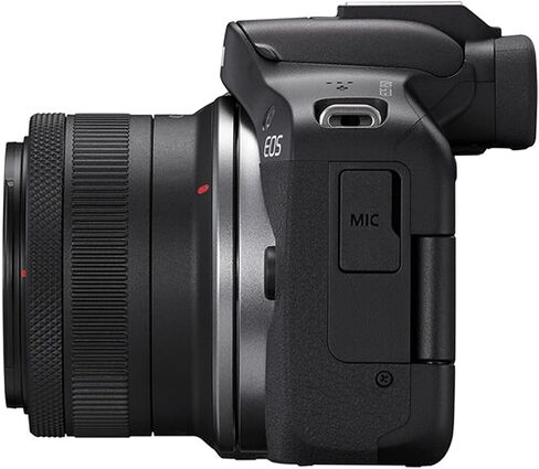 Canon EOS R50 Digital Digital Camera مع RF-S 18-45mm f/4.5-6.3 هي عدسة STM + 55-210 مم f/5-7.1 هي عدسة STM + 64 جيجابايت ، حزمة صور احترافية (حزمة 42pc) (متجددة) in Kuwait