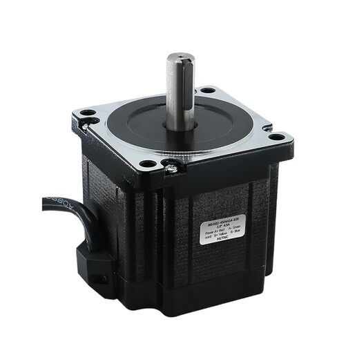 NEMA34 86HS82 4.5NM 640OZIN 4.5A DC 2PHASE Stepper Motor مع عمود مفتاح واحد مزدوج 14 مم لجهاز التوجيه الطحن المنفرد (رمح مزدوج) in Kuwait