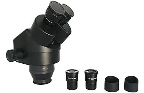 Continue 7-45X Binocular Stereo Microscope Industrial Microscope Zoom Magnification Head (Color : Black Color) (White Color) in Kuwait