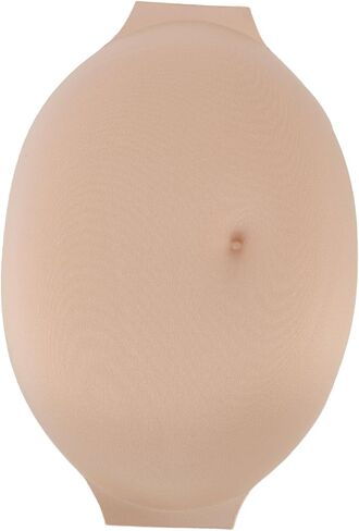 Asixxsix Fake Pregnant Belly, Lightweight Months Pregnancy Belly, Breathable & Skin Friendly, Maternity Sponge Belly for Film Props Tv Series Props, Actor Performance,Spoof Costume, in Saudi Arabia