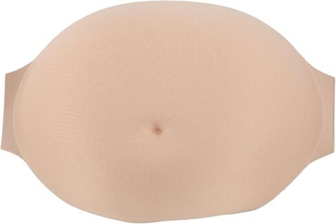 Asixxsix Fake Pregnant Belly, Lightweight Months Pregnancy Belly, Breathable & Skin Friendly, Maternity Sponge Belly for Film Props Tv Series Props, Actor Performance,Spoof Costume, in Saudi Arabia