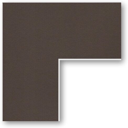 12x12 Matting for 5x7 Photograph or Artwork 4-Ply Bevel Cut Acid Free Matboard for Picture framing (White) in Kuwait
