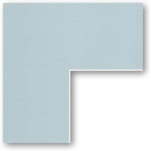 12x12 Matting for 5x7 Photograph or Artwork 4-Ply Bevel Cut Acid Free Matboard for Picture framing (White) in Kuwait