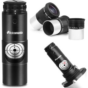Astromania 1.25 Inch 6.3mm 15mm 26mm Eyepiece Set - Bundle with - Alignment 1.25" Laser Collimator
