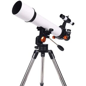 70mm Astronomical Telescope for Kids & Beginners, 300mm Focal Length with Adjustable Tripod, Wireless Control & Smartphone Adapter for Stargazing