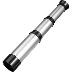 Yardwe Single Tube Retractable Telescope for Fun Science Experiment Tool Silver Cultivate Interest Astronomy Present for Students