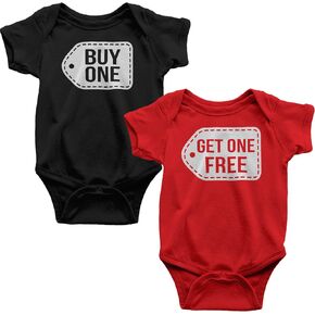 Twin Bodysuits for Baby Boys, Twin Boys Outfits, Matching Twins Shirts, Infants